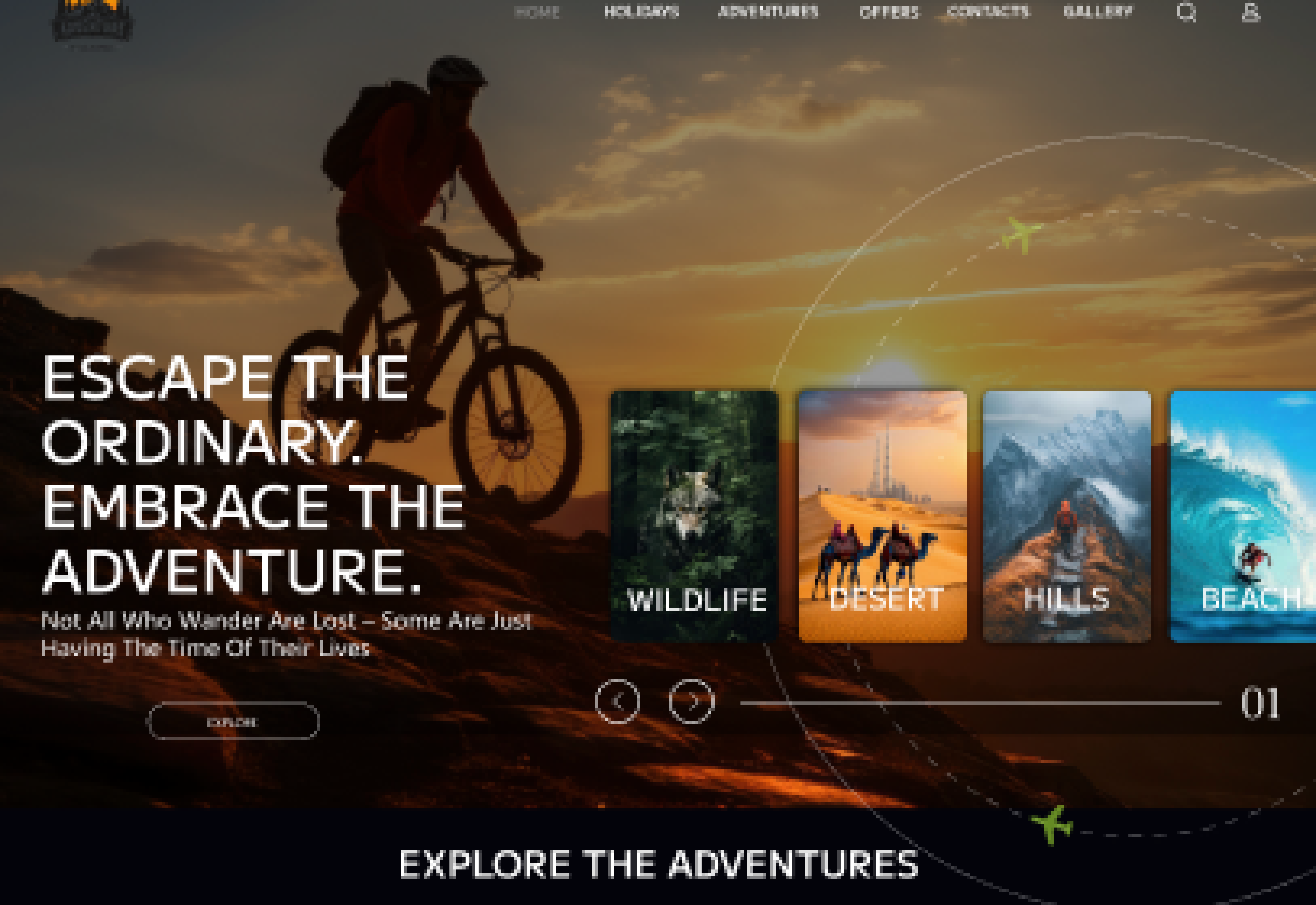 Adventure Website